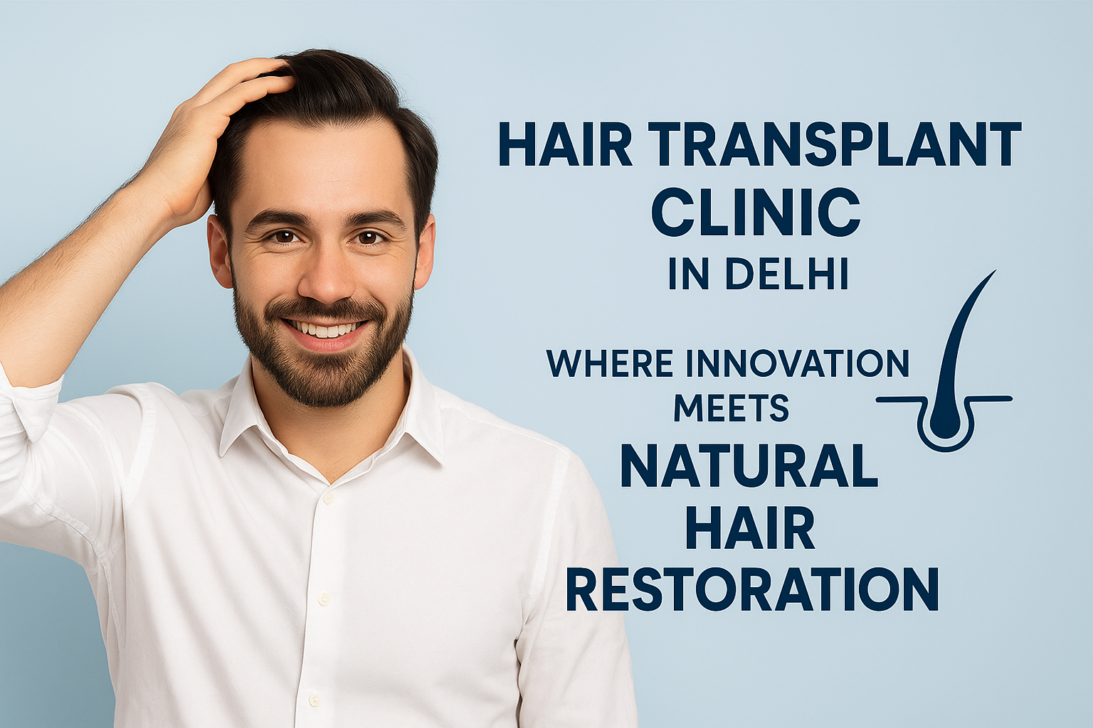 Hair Transplant Clinic in Delhi Where Innovation Meets Natural Hair Restoration